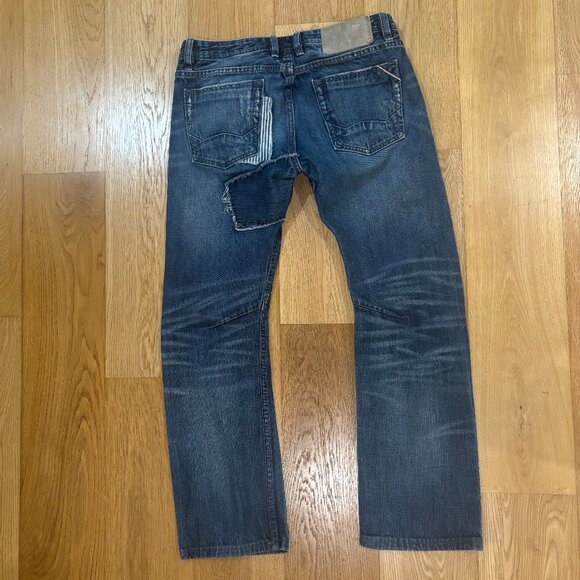 Japanese Denim "Hagen" Selvedge Patchwork Series  (W33 L34) - Picture 3 of 8